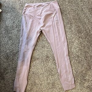 Gymshark Lavender Crossover High-Waisted Leggings - like new. Only worn once